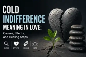 Cold Indifference Meaning in Love: Causes, Effects, and Healing Steps